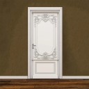 Zelfklevend behang voor deuren met ornament 1