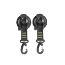 Zeltbefestigungshaken mit Saugnapf 2 Stück Tragbare Haken für Auto und Caravan Saugnapf 8 cm Aufhängehaken Länge 17 cm Campingzubehör 6
