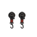 Zeltbefestigungshaken mit Saugnapf 2 Stück Tragbare Haken für Auto und Caravan Saugnapf 8 cm Aufhängehaken Länge 17 cm Campingzubehör 4