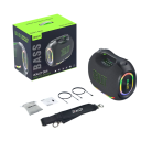 Zenevő Bluetooth hangszóró Zealot ZE21 Vízálló TWS mélynyomó RGB háttérvilágítással 250 W teljesítmény 48000 mAh 26,2 x 42,4 x 36,3 cm Fekete 2
