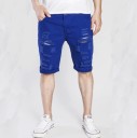 Zerrissene Jeansshorts für Herren 7