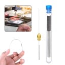 Zestaw 10 sztuk igieł czyszczących 0,4 mm ze stali nierdzewnej do czyszczenia dysz drukarek 3D Szybkie usuwanie zanieczyszczeń i przywracanie płynnej 2
