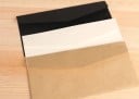 Zestaw 10 sztuk papierowych kopert 22 × 11 cm koperty na listy, dokumenty i życzenia z zamknięciem klapki 3 warianty 6