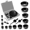 Zestaw 13 sztuk wierteł 1,9–12,7 cm Wiertła do drewna i plastiku Do czystego wycinania otworów w deskach 2