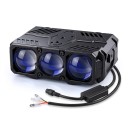 Zestaw 2 szt. LED lamp roboczych AFARNOVA 450 W 6000 K Trzy soczewki projektorowe Wymiary 11,4 x 7,4 x 3,3 cm Na zderzak samochodu 2