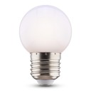 Zestaw 2 sztuk kolorowych żarówek LED E27 249 lm 220 V Kulista bańka 7 x 4,5 cm Z gwintem do lamp girland i wiszących opraw 5