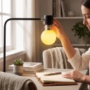 Zestaw 2 sztuk kolorowych żarówek LED E27 249 lm 220 V Kulista bańka 7 x 4,5 cm Z gwintem do lamp girland i wiszących opraw 13