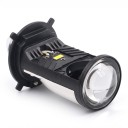 Zestaw 2 sztuk LED żarówek samochodowych H4 9003 HB2 Hi Lo 20 000 lm 6000 K Soczewka projektora i żebrowany radiator Białe światło Do reflektorów 3