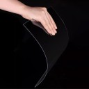 Zestaw 2 sztuk przezroczystych arkuszy PVC 210x297x1 mm elastyczny przezroczysty plastikowy arkusz folii do modelarstwa osłony tworzenia wypełnienia 4