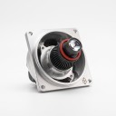 Zestaw 2 sztuk żarówek LED 9005 HB3 20 000 lm 3000 K Złote światło Soczewka projektora Żebrowany radiator Do świateł przeciwmgielnych samochodu 3