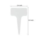 Zestaw 30 kolorowych etykiet do roślin 10 cm plastikowe etykiety ogrodowe w kształcie litery T wodoodporne znaczniki do sadzonek 3