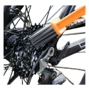 Zestaw 5 szczotek do czyszczenia łańcucha rowerowego, plastikowe szczotki do mycia łańcucha i zębatki, rower górski, pyłoszczelne 5