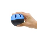 Zestaw 5 sztuk baseballowych piłek treningowych 74 mm EVA Super miękkie piłki do treningu wewnętrznego i zewnętrznego z otworami w kolorze czarnym i niebieskim 3