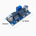Zestaw 5 sztuk regulatorów napięcia step-down 3,0–40V na 1,5–35V DC moduł przetwornika 45x20x14 mm Elektronika Zasilacz Adapter 3