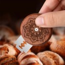Zestaw do pieczenia z ozdobnym nożem do cięcia 4,5 cm z kwiatowym wzorem i kropkami oraz wymiennymi żyletkami do precyzyjnego zdobienia domowego chleba 4