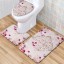 Zestaw dywaników łazienkowych z kwiatami 3 szt 3
