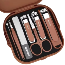 Zestaw narzędzi do manicure 7 szt. Nożyczki do paznokci i skórek Pilnik Zgrzebło Narzędzia do pielęgnacji paznokci rąk i stóp 11 x 11 x 3 cm 11