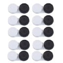 Zestaw pojemników na soczewki kontaktowe 10 sztuk rozmiar 5,5 x 1,4 cm plastikowe kolorowe pojemniki z oznaczeniem L i R do codziennego 4