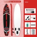 Zestaw Sportowy Paddleboard Feath-R-Lite Inflatable 350x84x15 cm Nośność 180 kg Materiał PVC z Wiosłem 3 Finami Pompką i Plecakiem 3