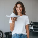 Žiarovka UFO E27 Ploché guľaté tvar s kužeľovým hrdlom 60 W 18,5 x 9 cm Hliník a polykarbonát Biele prevedenie Pre sieťové napätie 220 V 4