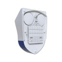 Zigbee εξωτερική σειρήνα συναγερμού 95 dB με προστασία κατά της δολιοφθοράς, ηλιακή και USB-C τροφοδοσία, μπαταρία 18650, IPX5, λευκό-μπλε, για σπίτι 6