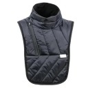 Zimní motocyklový nákrčník 36 x 36 x 8 cm Bavlněný větruodolný teplý nákrčník na motorku tmavě šedý ochrana krku pod helmu 1
