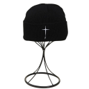 Zimní pletená čepice Beanie 56–60 cm Vyšívaná akrylová unisex čepice Hip Hop Streetwear Stylová teplá čepice pro muže i ženy Lyžařská čepice 5