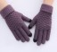 Zimowe rękawiczki damskie dotykają 6