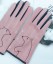 Zimowe rękawiczki damskie z kotem A2 5