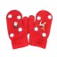 Zimowe rękawiczki dziecięce ze świątecznymi motywami J1250 4