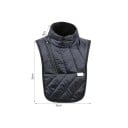 Zimowy motocyklowy komin 36 x 36 x 8 cm Bawełniany wiatroodporny ciepły komin na motocykl ciemnoszary ochrona szyi pod kask 5