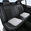 Zitkussen van traagschuim 40x40x4 cm met katoenen hoes Comfortabel kussen voor stoel en auto Ergonomische rugsteun en zitcomfort 3