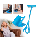 Zokni fel- és levételét segítő eszköz 27 x 18 x 11 cm Ergonomikus segédeszköz idősek és mozgáskorlátozottak számára PP műanyagból 3