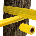 Żółta dwustronna taśma klejąca przeciw owadom 10 cm x 2 m rolowana taśma klejąca do ochrony drzew i roślin 2
