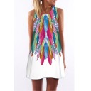Zomerjurk met print voor dames A740 8