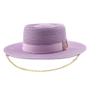 Zomerstrohoed voor dames 56-58 cm Elegante dameszonnehoed met lint Reisstrandhoed Zonbescherming 3