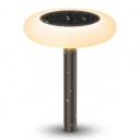 Zonne-energie tuinlampen 2 stuks Kleurveranderend Diameter 14 cm Steek in de grond of op de grond Buitenverlichting voor paden, trottoirs, terrassen 6
