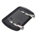 Zrkadlo na slnečnú clonu do auta 16,7 x 11 cm Obdĺžnikové prídavné vnútorné spätné zrkadlo s kovovými háčikmi pre jednoduchú inštaláciu 3