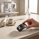 Zubná rentgenová fosforová destička s magnetom, veľkosť 2, 31 × 41 mm, intraorálny digitálny RTG senzor, čierna, pre zobrazovací skener 5