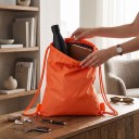 Zugbeutel 44 x 33 cm Wasserabweisender Nylonrucksack mit Reißverschlusstasche Unisex Für das Fitnessstudio, die Schule und Ausflüge 6