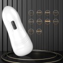 Zuig- en beweegbare masturbator, kunstmatige vagina met realistische adering, zuigstimulatie, 10 vibratiefrequenties, waterdichte inleg en discrete verpakking. 4