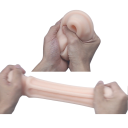 Zuig- en beweegbare masturbator, kunstmatige vagina met realistische adering, zuigstimulatie, 10 vibratiefrequenties, waterdichte inleg en discrete verpakking. 6