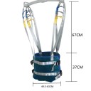 Zvedací Pás Na Pacienta Pro Přesun a Oporu Rehabilitační Popruhy Velikost M Obvod 49,5-63 cm Zelená Pro Osoby Se Zdravotním Omezením 4