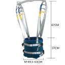 Zvedací rehabilitační popruh velikost M 49,5–63 cm nastavitelný závěsný pás pro osoby se zdravotním postižením 5