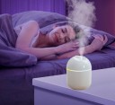 Zvlhčovač vzduchu 270 ml s LED nočným svetlom výška 10 cm kompaktné zvlhčovanie vzduchu pre domáce použitie aj spálňu 3