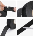 Zwarte hittebestendige textieltape 15 mm x 15 m Vlamvertragende zelfklevende tape voor autobedrading Vorstbestendige draadbescherming 3