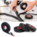 Zwarte hittebestendige textieltape 15 mm x 15 m Vlamvertragende zelfklevende tape voor autobedrading Vorstbestendige draadbescherming 4