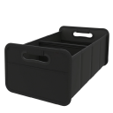 Zwarte opvouwbare waterdichte opbergdoos voor de kofferbak van de auto 46,5x32,5x22,5 cm Organizer met twee vakken voor bagage 1