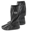 Zwarte PVC overschoenen met antislipzool, rits en trekkoord voor buitenactiviteiten 1