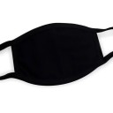 Zwarte unisex winter katoenen halfgezichtsmasker met een cartoon gezicht patroon Stofmasker Beschermend ademhalingsmasker 2